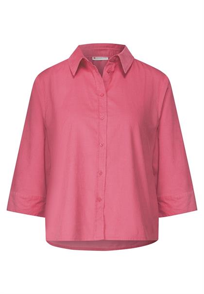 Cord Hemdbluse almond coral