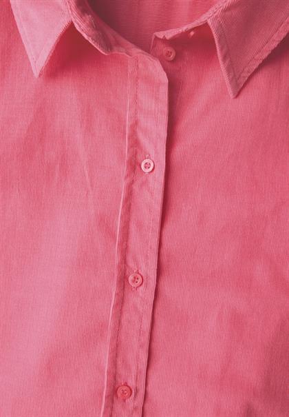 Cord Hemdbluse almond coral