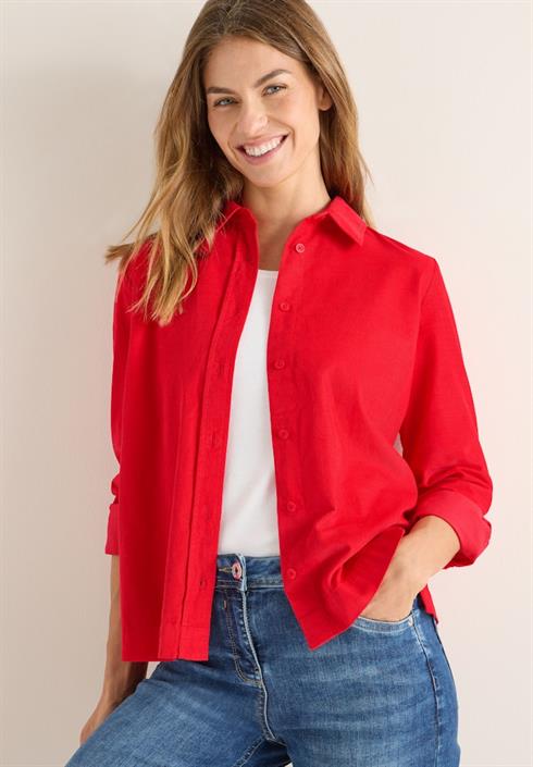 cord-hemdbluse-fiery-red