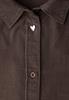 Cord Hemdbluse java brown