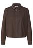 Cord Hemdbluse java brown