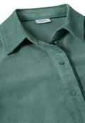 Cord Hemdbluse jewel green