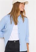 Cord Hemdbluse light sky blue