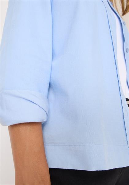 Cord Hemdbluse light sky blue