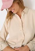 Cord Hemdbluse oat milk beige