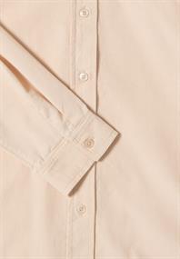 Cord Hemdbluse oat milk beige