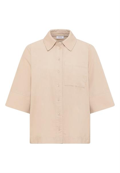 Cord Hemdbluse oat milk beige
