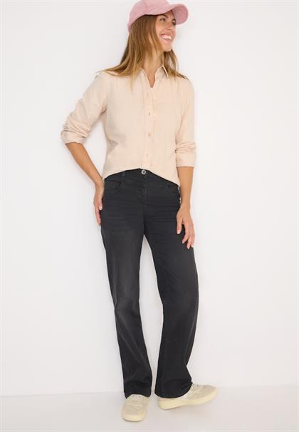 Cord Hemdbluse oat milk beige