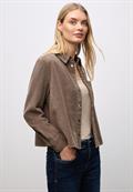 Cord Hemdbluse silk brown