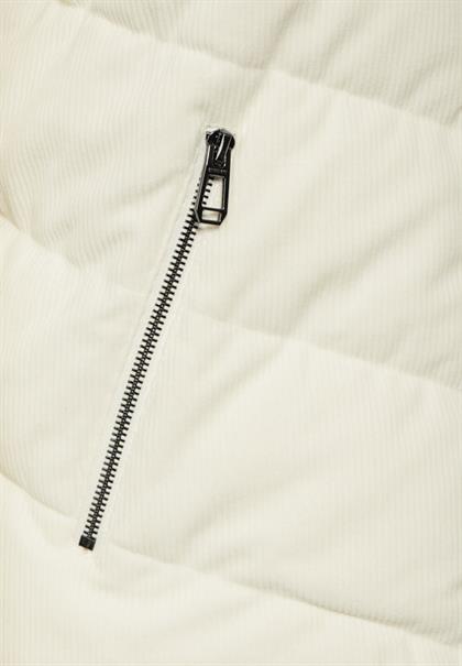 Cord-Jacke snow cream
