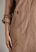 Cord-Kleid rich mocha