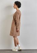 Cord-Kleid rich mocha