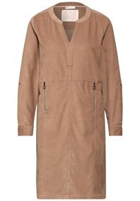 Cord-Kleid rich mocha