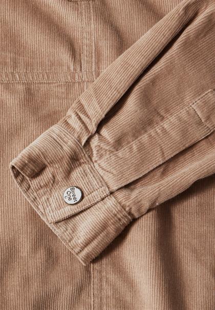 Cord-Kleid rich mocha