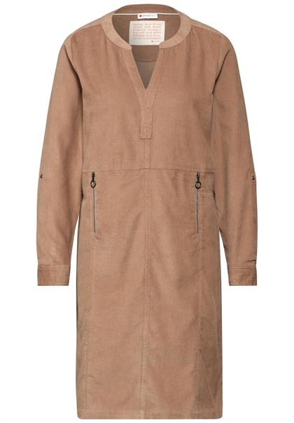 Cord-Kleid rich mocha