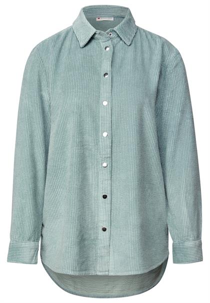 Cord Longblouse arona blue