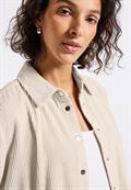 Cord Longblouse malted beige