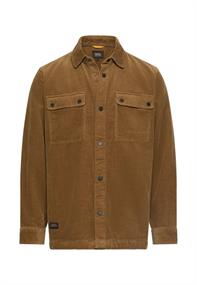 Cord Overshirt aus 100% Baumwolle sepia brown