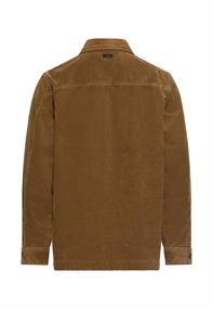 Cord Overshirt aus 100% Baumwolle sepia brown