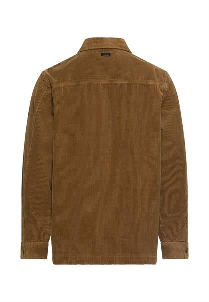 Cord Overshirt aus 100% Baumwolle sepia brown
