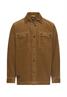 Cord Overshirt aus 100% Baumwolle sepia brown