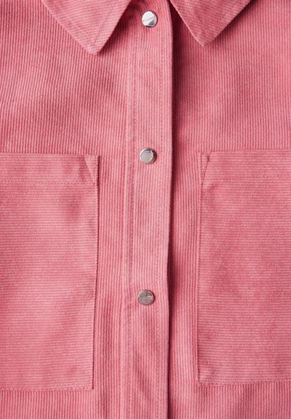 Cord Overshirt desert berry