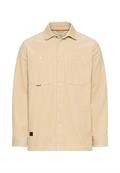 Cord Overshirt mit Druckknöpfen oatmeal