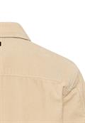 Cord Overshirt mit Druckknöpfen oatmeal