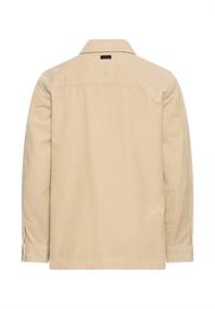Cord Overshirt mit Druckknöpfen oatmeal