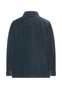 Cord Overshirt mit Druckknöpfen tinted blue