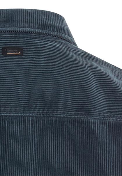 Cord Overshirt mit Druckknöpfen tinted blue