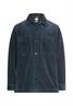 Cord Overshirt mit Druckknöpfen tinted blue