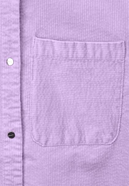Cord Overshirt soft pure lilac