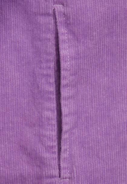 Cord Overshirt sporty lilac