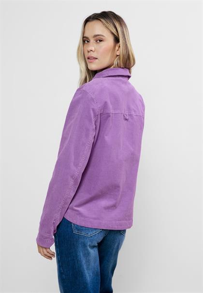 Cord Overshirt sporty lilac