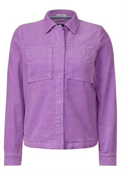 Cord Overshirt sporty lilac