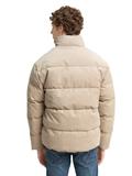 Cord Puffer-Jacke mit Stehkragen cashew beige