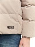 Cord Puffer-Jacke mit Stehkragen cashew beige
