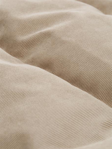 Cord Puffer-Jacke mit Stehkragen cashew beige