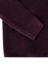 Cord Shirt mit großem Kragen eggplant red