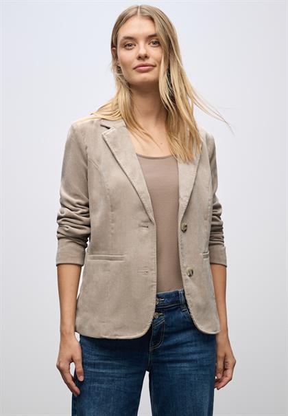 Cordblazer morning beige
