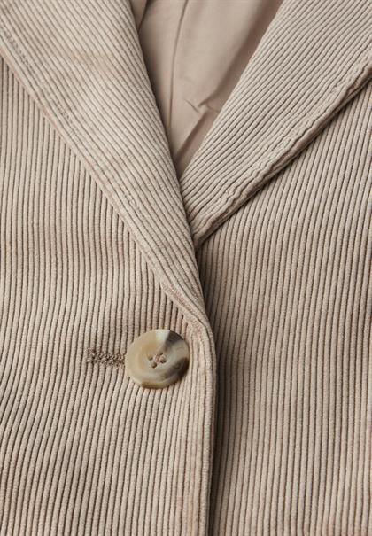 Cordblazer morning beige