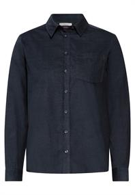 Cordbluse deep petrol