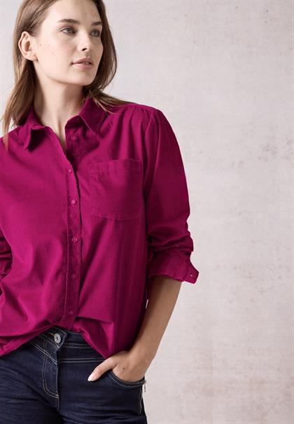 Cordbluse jewel pink
