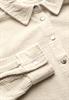 Cordbluse mit Knopfleiste smooth sand beige
