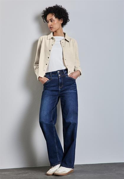 Cordbluse mit Knopfleiste smooth sand beige