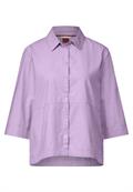 Cordbluse mit Knopfleiste soft pure lilac