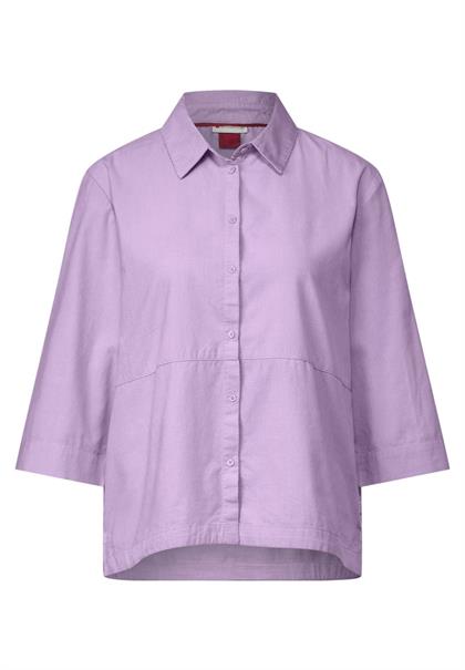 Cordbluse mit Knopfleiste soft pure lilac