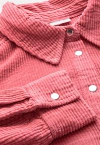 Cordbluse mit Knopfleiste sugar coral