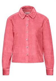 Cordbluse mit Knopfleiste sugar coral